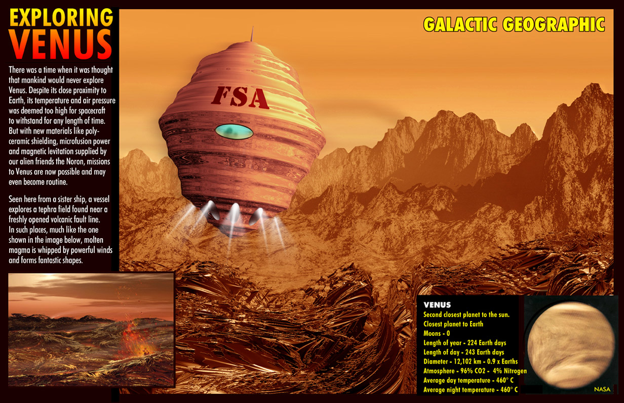 Galactic Geographic 3012 Venus Exploration